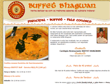 Tablet Screenshot of buffetbhagwan.com.br